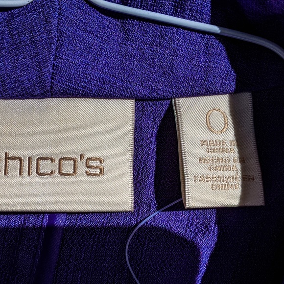 Chicos Jacket sz 0 (Women's 6-8) Like New! - Picture 11 of 11